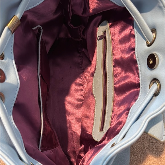 Coach Light Blue Tote Bag - Picture 3 of 4